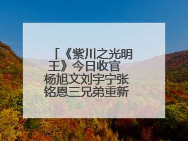 《紫川之光明王》今日收官 杨旭文刘宇宁张铭恩三兄弟重新收回远州失地