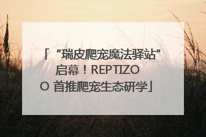 “瑞皮爬宠魔法驿站” 启幕！REPTIZOO 首推爬宠生态研学