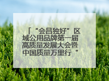“会昌独好”区域公用品牌第一届高质量发展大会暨中国质量万里行“质量强企•质品行动”进会昌启动仪式成功举办