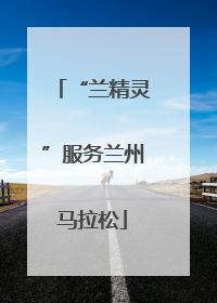 “兰精灵”服务兰州马拉松