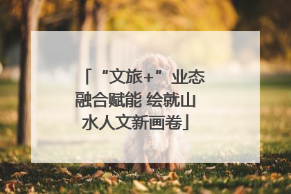 “文旅+”业态融合赋能 绘就山水人文新画卷