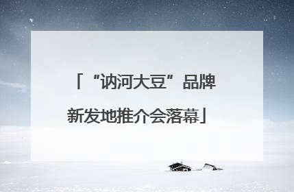 “讷河大豆”品牌新发地推介会落幕