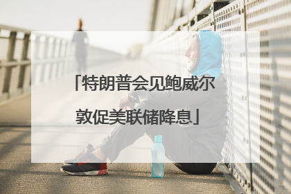 特朗普会见鲍威尔 敦促美联储降息