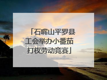石嘴山平罗县工会举办小番茄打杈劳动竞赛