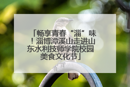 畅享青春“淄”味！淄博潭溪山走进山东水利技师学院校园美食文化节