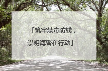 筑牢禁毒防线，崇明海警在行动