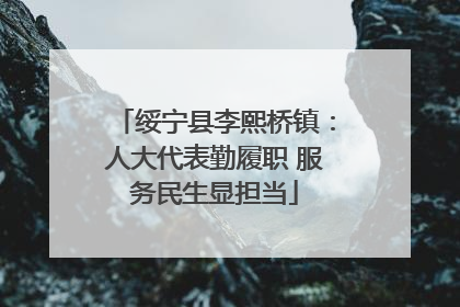 绥宁县李熙桥镇：人大代表勤履职 服务民生显担当