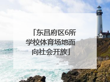 东昌府区6所学校体育场地面向社会开放