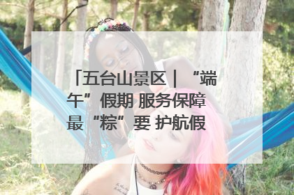 五台山景区｜“端午”假期 服务保障最“粽”要 护航假期“不打烊”