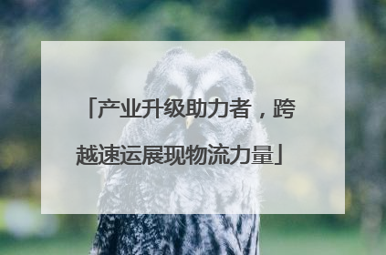 产业升级助力者，跨越速运展现物流力量