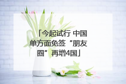 今起试行 中国单方面免签“朋友圈”再增4国