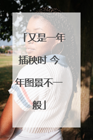 又是一年插秧时 今年图景不一般