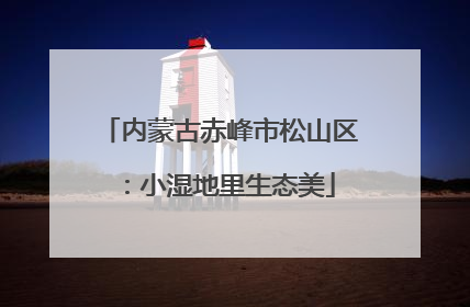 内蒙古赤峰市松山区：小湿地里生态美