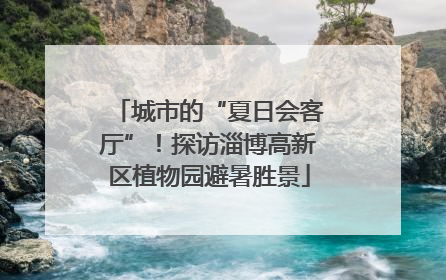 城市的“夏日会客厅”！探访淄博高新区植物园避暑胜景