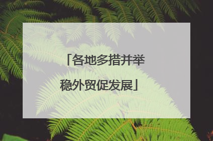 各地多措并举稳外贸促发展