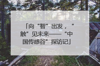 向“智”出发，“触”见未来——“中国传感谷”探访记