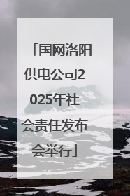 国网洛阳供电公司2025年社会责任发布会举行