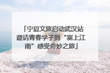 宁夏文旅启动武汉站 邀请青春学子到“塞上江南”感受奇妙之旅