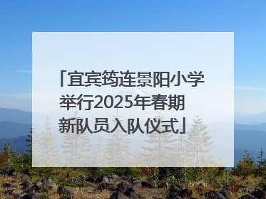 宜宾筠连景阳小学举行2025年春期新队员入队仪式