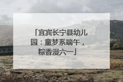 宜宾长宁县幼儿园：童梦系端午，粽香漫六一