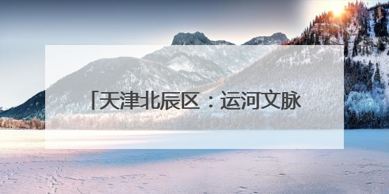 天津北辰区：运河文脉滋养 多元文化绽放