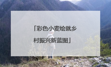彩色小麦绘就乡村振兴新蓝图