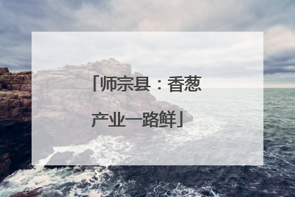 师宗县：香葱产业一路鲜