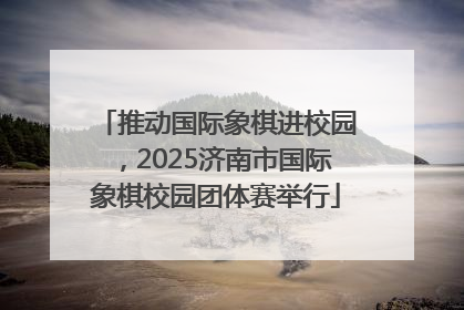 推动国际象棋进校园，2025济南市国际象棋校园团体赛举行