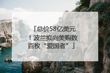 总价58亿美元！波兰拟向美购数百枚“爱国者”