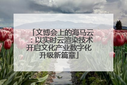 文博会上的海马云：以实时云渲染技术开启文化产业数字化升级新篇章