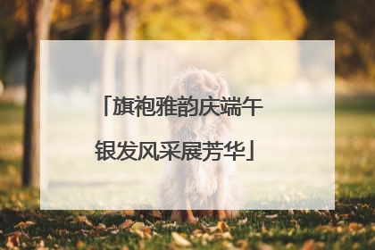 旗袍雅韵庆端午 银发风采展芳华