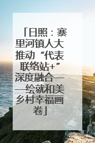 日照：寨里河镇人大推动“代表联络站+”深度融合——绘就和美乡村幸福画卷