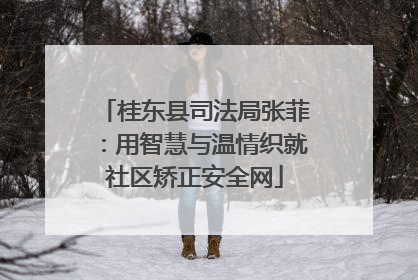 桂东县司法局张菲：用智慧与温情织就社区矫正安全网