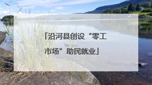 沿河县创设“零工市场”助民就业