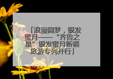 浪漫圆梦，银发蜜月——“齐鲁之星”银发蜜月新疆旅游专列开行