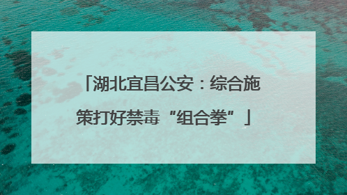 湖北宜昌公安：综合施策打好禁毒“组合拳”