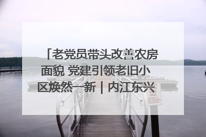 老党员带头改善农房面貌 党建引领老旧小区焕然一新｜内江东兴“红”在哪？④