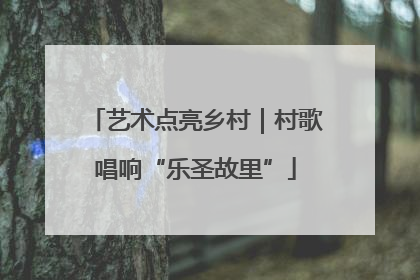 艺术点亮乡村｜村歌唱响“乐圣故里”