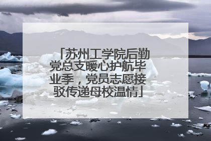 苏州工学院后勤党总支暖心护航毕业季，党员志愿接驳传递母校温情