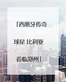 西班牙传奇球星 比利亚莅临郑州