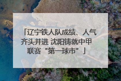 辽宁铁人队成绩、人气齐头并进 沈阳铸就中甲联赛“第一球市”