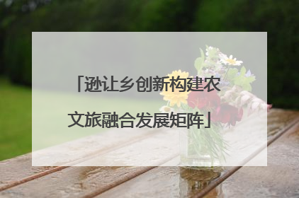 逊让乡创新构建农文旅融合发展矩阵