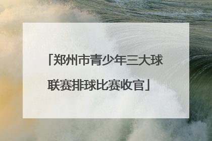 郑州市青少年三大球联赛排球比赛收官