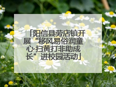 阳信县劳店镇开展“移风易俗润童心·扫黄打非助成长”进校园活动
