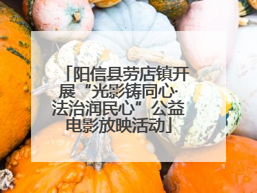 阳信县劳店镇开展“光影铸同心·法治润民心”公益电影放映活动