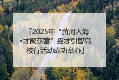 2025年“黄河入海•才聚东营”招才引智高校行活动成功举办