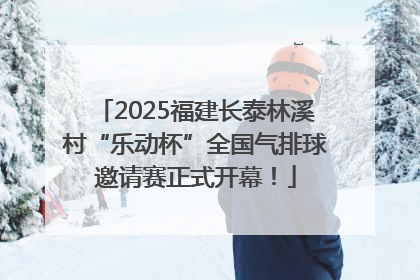 2025福建长泰林溪村“乐动杯”全国气排球邀请赛正式开幕！