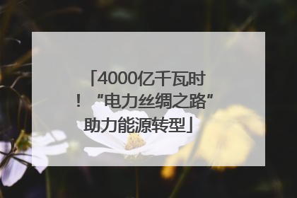 4000亿千瓦时！“电力丝绸之路”助力能源转型