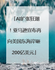 AI扩张狂潮！亚马逊宣布再向美国东海岸砸200亿美元