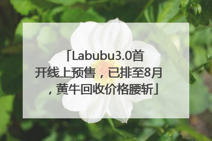 Labubu3.0首开线上预售，已排至8月，黄牛回收价格腰斩